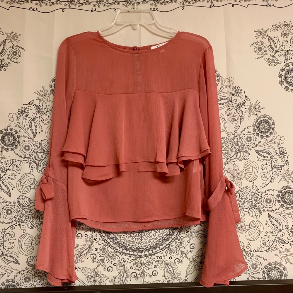 Takara salmon blouse